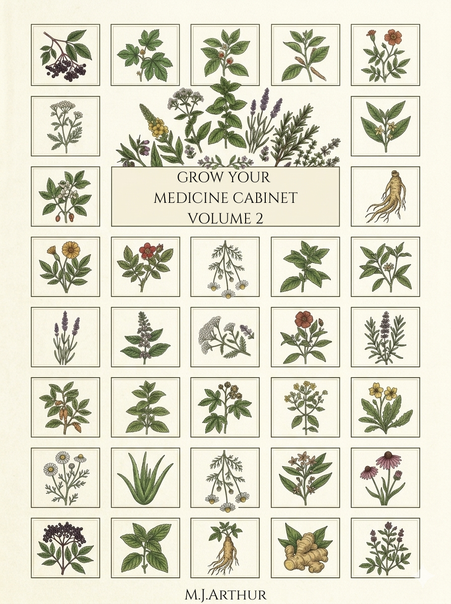 Grow Your Medicine Cabinet (Volume 2) — 40 Herb Growing Guide